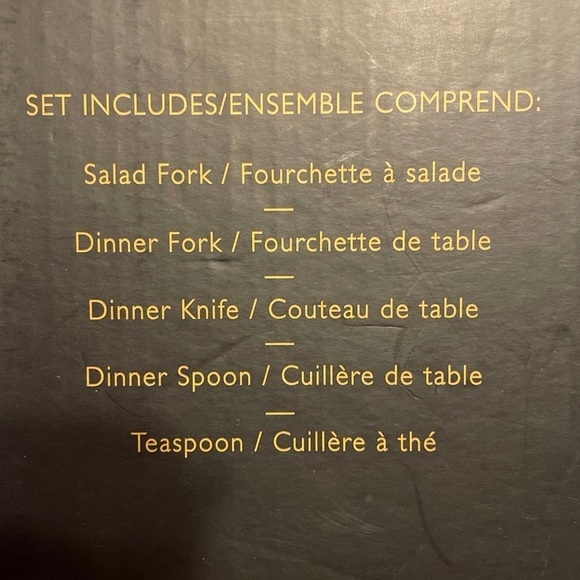 Single 5-Piece Argent Flatware Place Setting - Picture 10 of 11